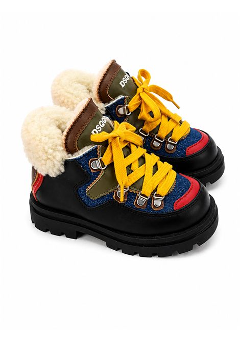 Anfibi con pelliccia DSQUARED2 JUNIOR | 83666 837561